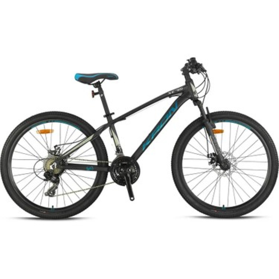 Kron xc75-27.5jant-18 kadro-mekanık dısk-21 vites-mat siyah turkuazbej-2025model