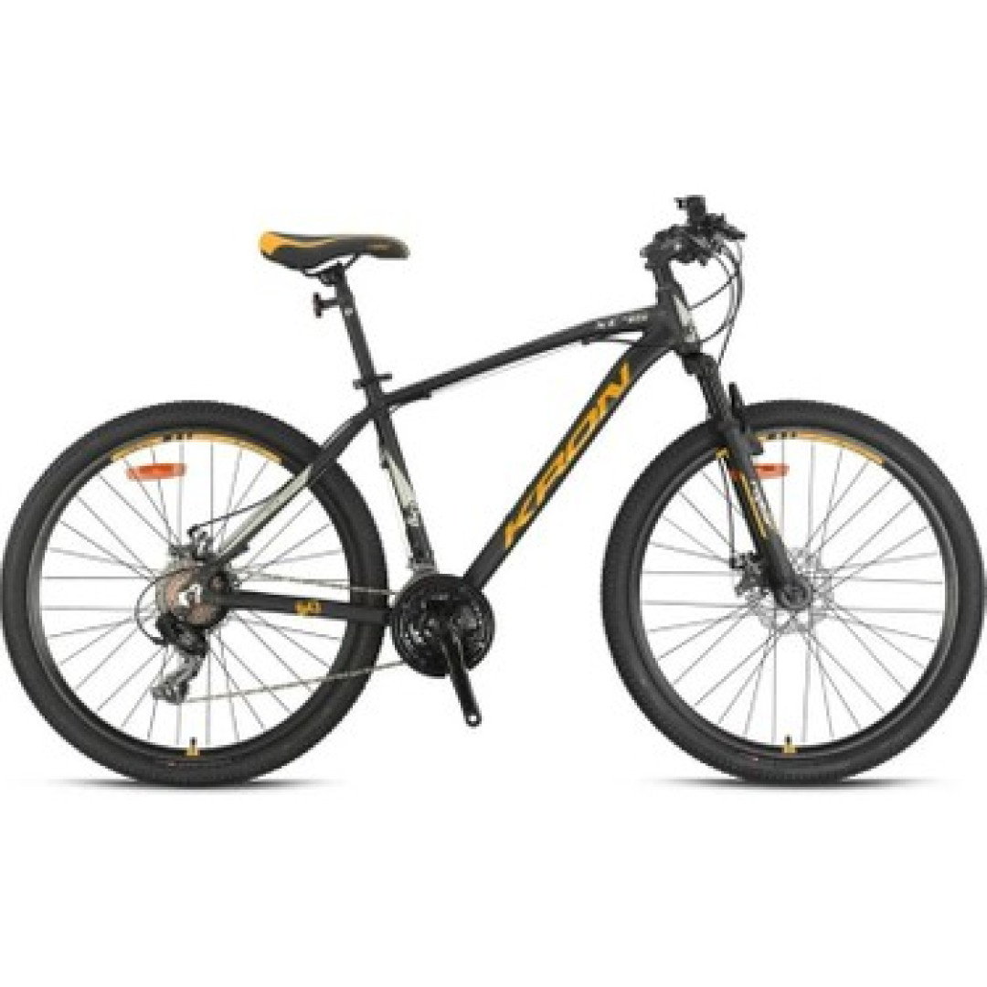 Kron xc 75-27.5 jant-18 kadro-21 vites-mekanik disk-mat siyah neon turuncu bej-2025 model
